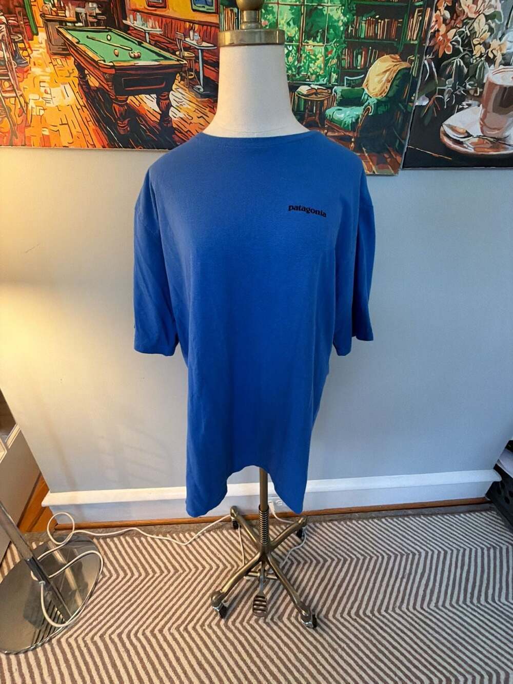 Patagonia P-6 Logo Blue Responsibili-Tee - Men’s size XL